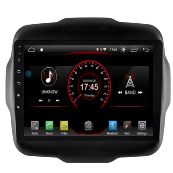 

Car Radio GPS for Jeep Renegade Android 9.1 2015 2016 2017 2018 with canbus 9" IPS Screen Auto Stereo NAVI 4G WIFI RDS USB BT