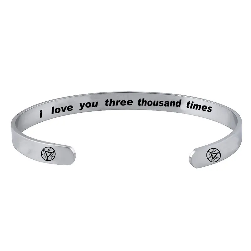 Rj Film Avengers 4 Endgame Iron Man I Love You 3000 Times Bracelets Three Thousand Times Bangles Father Day Stainless Steel Gift Buy At The Price Of 2 46 In Aliexpress Com Imall Com Rj Film Avengers 4 Endgame Iron Man I Love You 3000 Times Bracelets Three Thousand Times Bangles Father Day Stainless Steel Gift Buy At The Price Of 2 46 In Aliexpress Com Imall Com