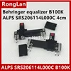 [BELLA]Behringer ecualizador Alpes SRS206114L000C 4cm/40 potenciómetro de deslizamiento MM B100K-11MM con luz punto medio. 10 unids/lote ► Foto 1/3