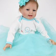 55 см спящие куклы-Младенцы силиконовые Reborn Baby Doll душ Игрушки для раннего образования куклы для девочек Игрушки для принцесс кино реквизит для фотосъемки