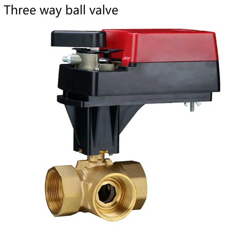control motorized valve 2 way 3 way proportional electric ball valve