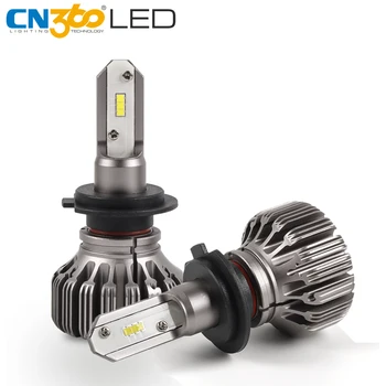 

CN360 2PCS H7 Led Light Car Headlamp Headlight Auto Conversion Kit Auto Bulbs DC 12V 8000LM 2018 New Arrival White