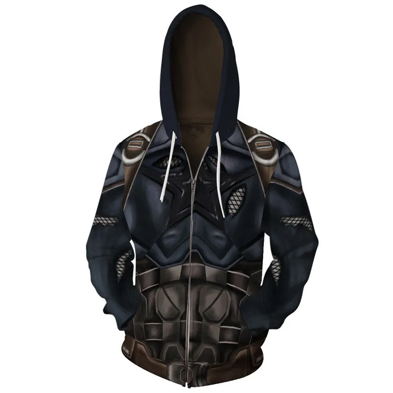 

Fans Wear Captain America Sweatshirt Superhero 3D Prined Hooded Sweatshirts Cosplay Hoodie Casual Hooded