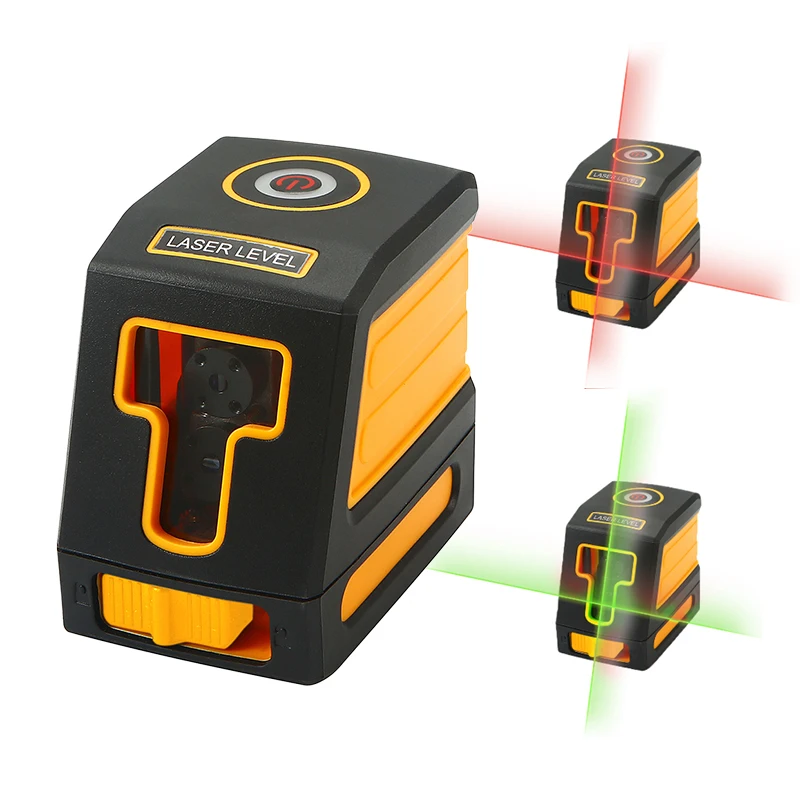 

Mini Laser Level Self-Leveling Horizontal Vertical Cross Line Red/Green 2 laser diodes Beam Portable Level Meter With Bracket