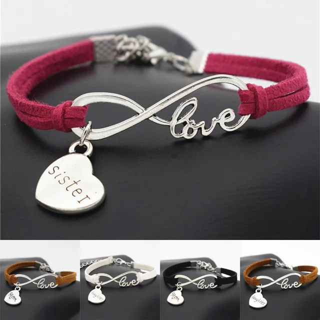 10pcs Lot Whole Family Theme Love Gifts Women Cute Antique 10pcs Lot Whole Family Theme Love Gifts Women Cute Antique Silver Mom Daughter Sister Heart