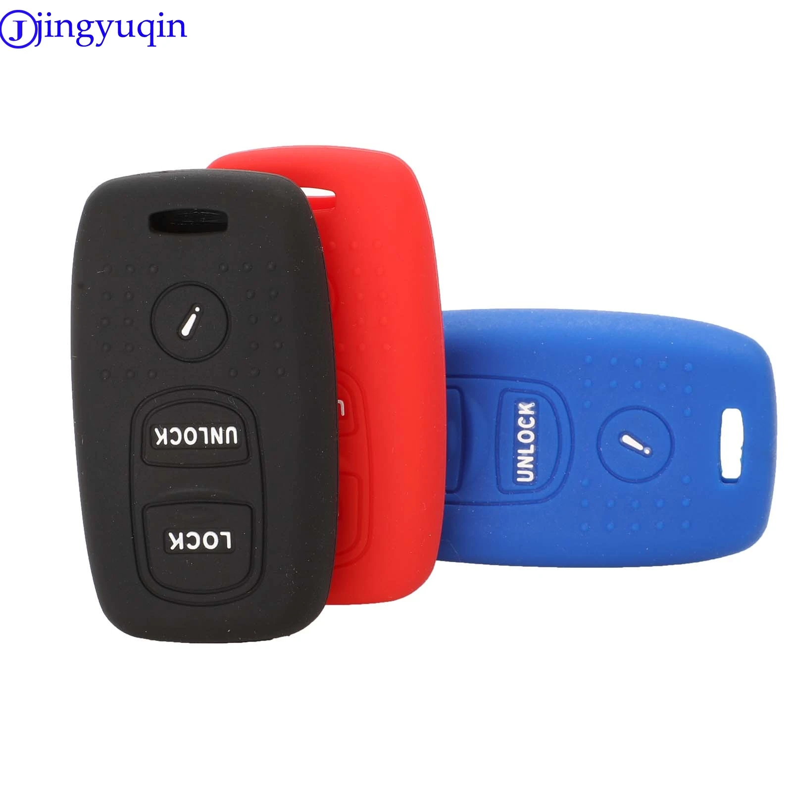 Jingyuqin для Mazda 2 3 Mazda6 323 626 MPV Protege 5 Fob + 1 кнопки чехол автомобильного ключа без