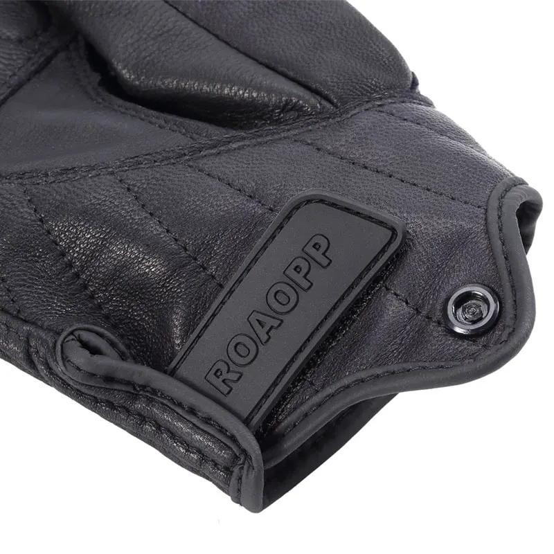 Nordson Retro Leather Motorcycle Gloves Touch Screen Men Women Moto Waterproof Electric Bike Motocross Protective Glove