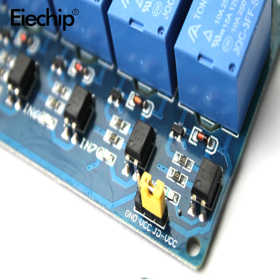 8 канальное релейное реле Φ 5V модуль для arduino контрольная панель ПЛК in stock.8 road
