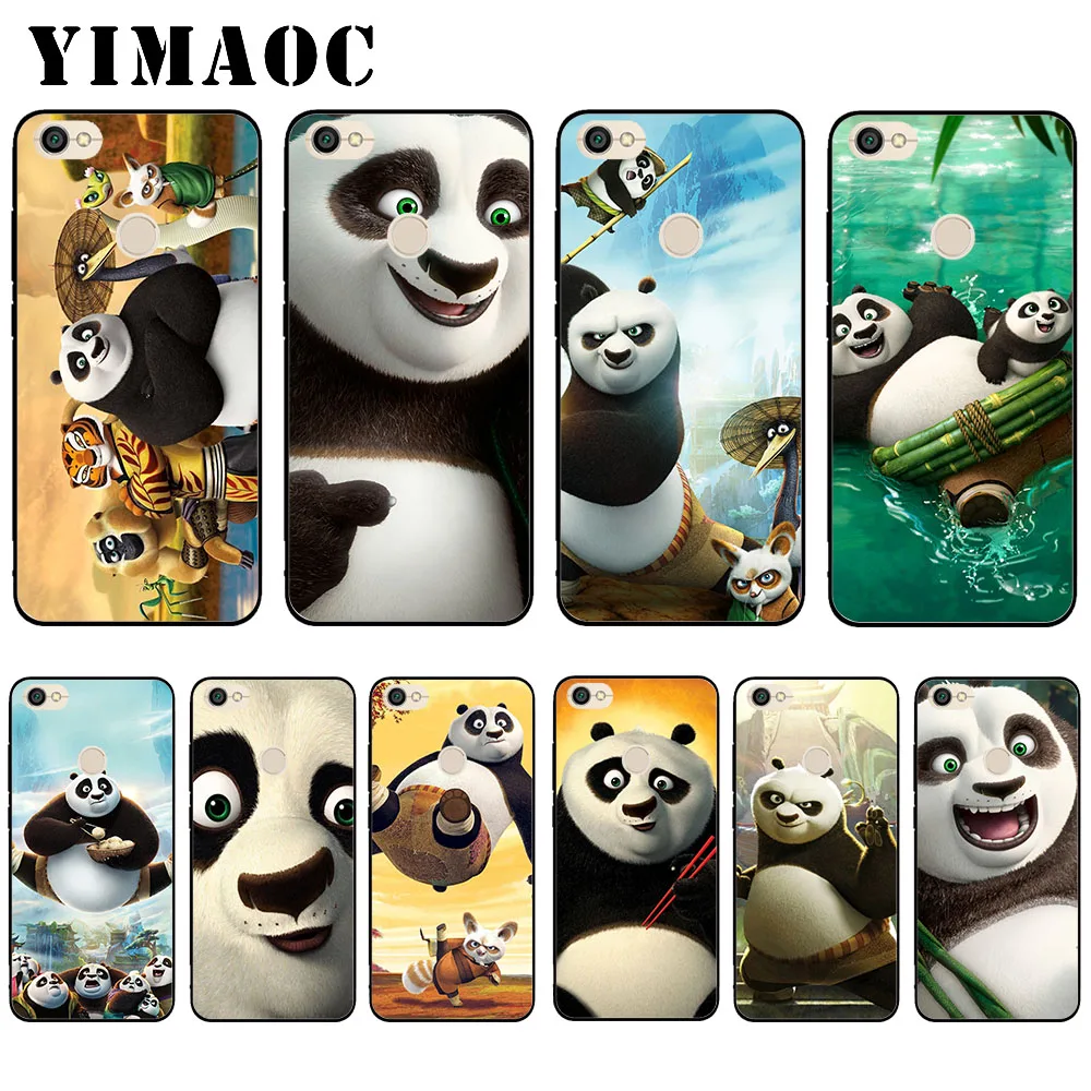 

YIMAOC Kung Fu Panda Soft Case for Xiaomi Redmi 4A Note 4X 5 Plus 5A Pro Prime