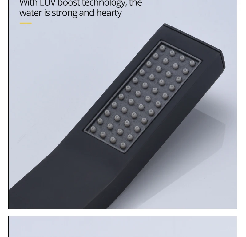 Hm " матовая черная Душевая система содержит душевой кран грубая-в корпусе клапана и душевой набор