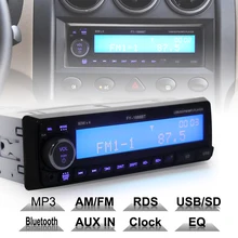 Новый 12 В Bluetooth автомобиля Радио плеер стерео fm MP3 аудио USB SD AUX Авто Электроника Авторадио 1 DIN ОТО teypleri радио Para Карро