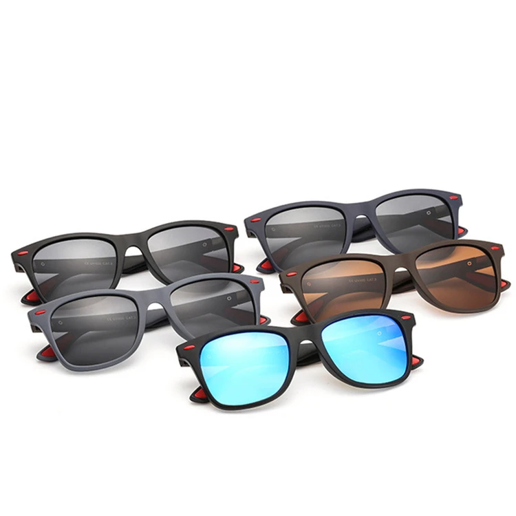 2019 New Square Polarized Sunglasses Men Women Brand Designer Vintage Driving Goggle Rivet Mirror Male Sun Glasses UV400 (5)