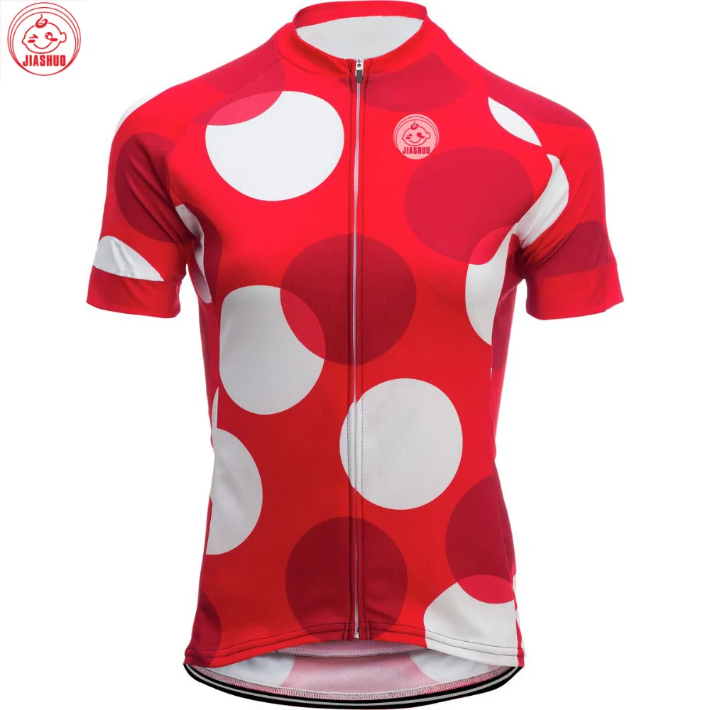 

Women 2017 colors big dots JIASHUO BIKE WEAR RACE PRO Team Bicyle Cycling Jersey / Clothing / Wear Breathing Air Customized Ropa