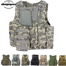 Тактический жилет для силовых органов Molle Airsoft модульный CS полевой армейский жилет для фанатов для активного отдыха тренировочный жилет