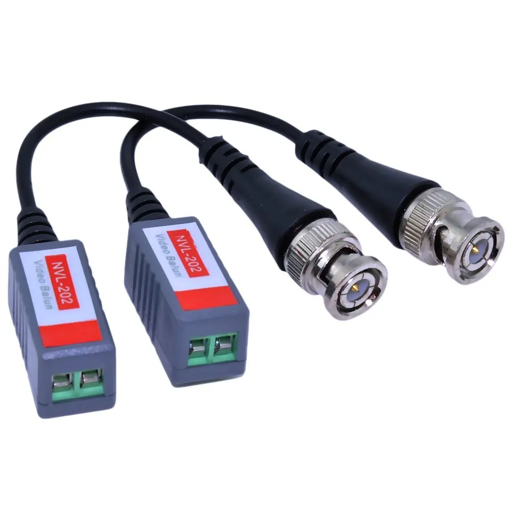 2 упаковки мини CCTV балун BNC вилка UTP KABEL Cat 5|balun bnc|bnc bncbnc balun |