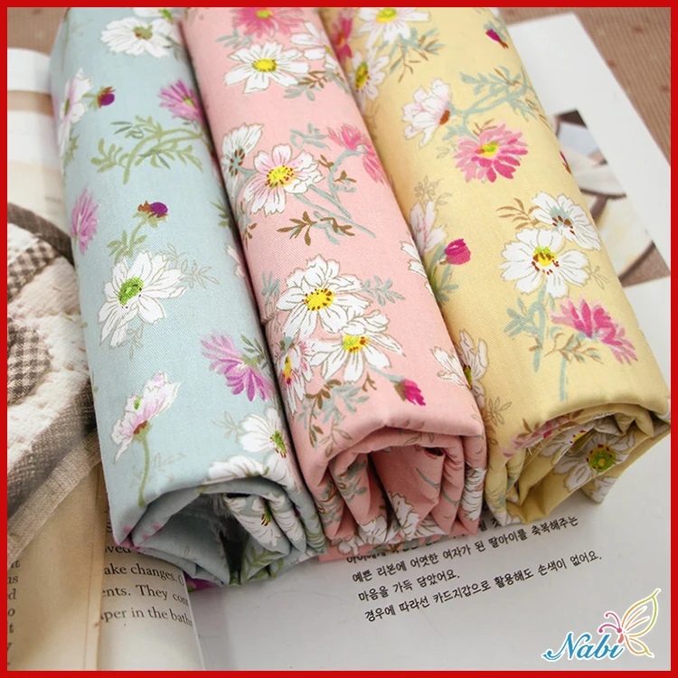 SMTA хлопчатобумажная ткань Лоскутные ткани на метраж хлопчатобумажная ткань аксессуары для лоскутного шитья цветок 50*155 см