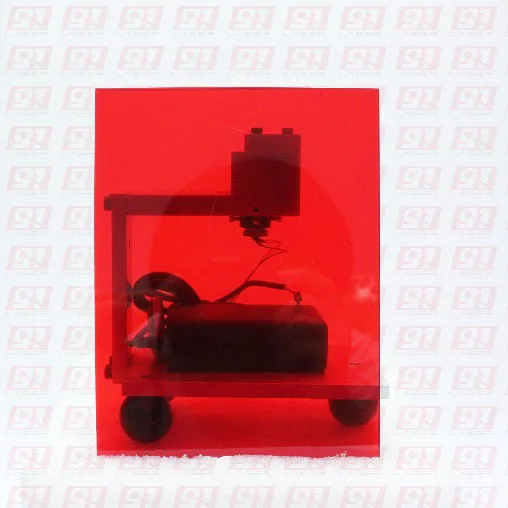 

Laser Protection window for 532nm Nd: YAG Green Lasers,Size: 100mmx200mmx5mm Optical Density >4