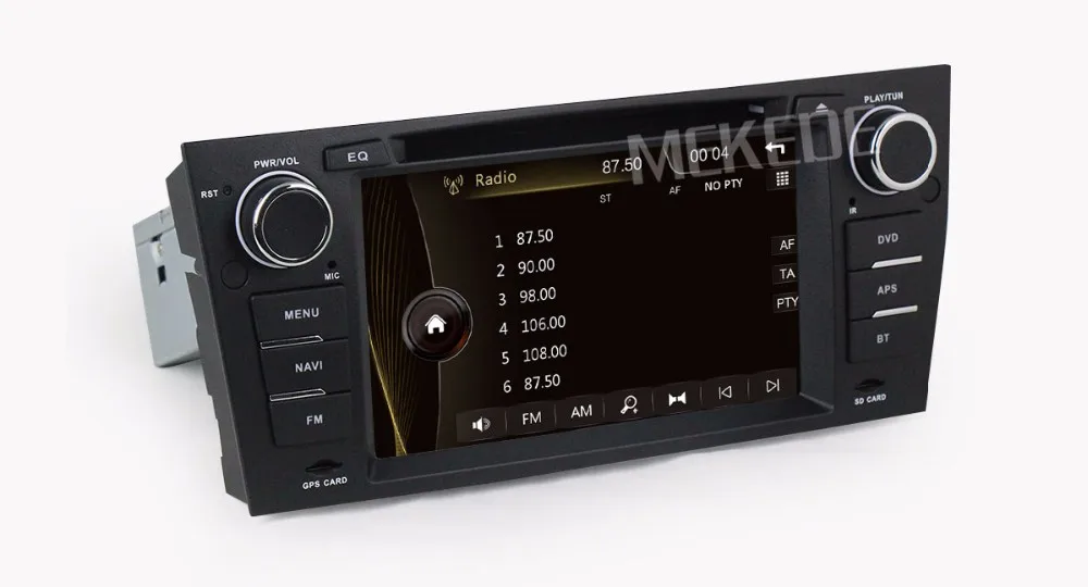 7 ''емкостный Экран автомобильный DVD gps радио для E90/E91/E92/E93/318/ 320/325 с Canbus радио gps Bluetooth 1080 P радио