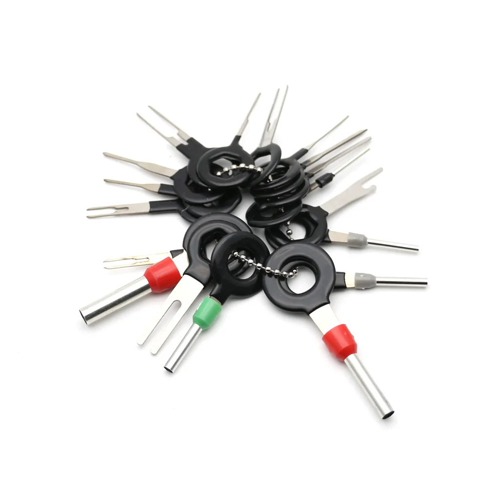 AtoCoto 11pcs 18pcs Car Plug Circuit Board Wire Harness Terminal Removal Tool Connector Extractor Crimp Release Pin-in Cables, Adapters & Sockets from ...