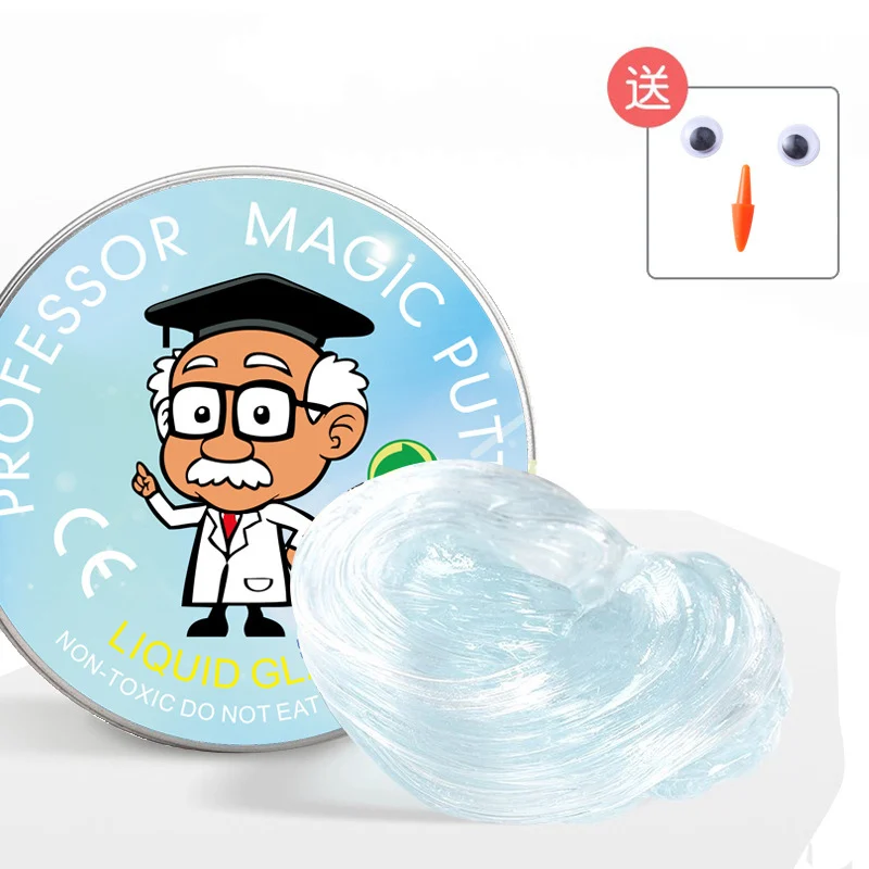 2019 Transparent Slime Toys Crystal Glue for Fluffy Putty Cloud Slime Plasticine Clay Light Polymer Kids Antistress Toy Gift (15)