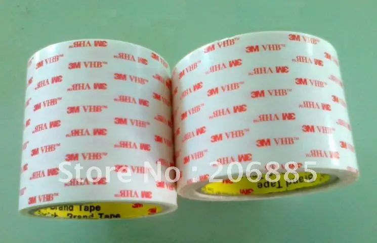 

100% Original 3M VHB 4920 two face acrylic adhesive tape/high sticky tape/it can use in outdoor or indoor/ 12mm*33M