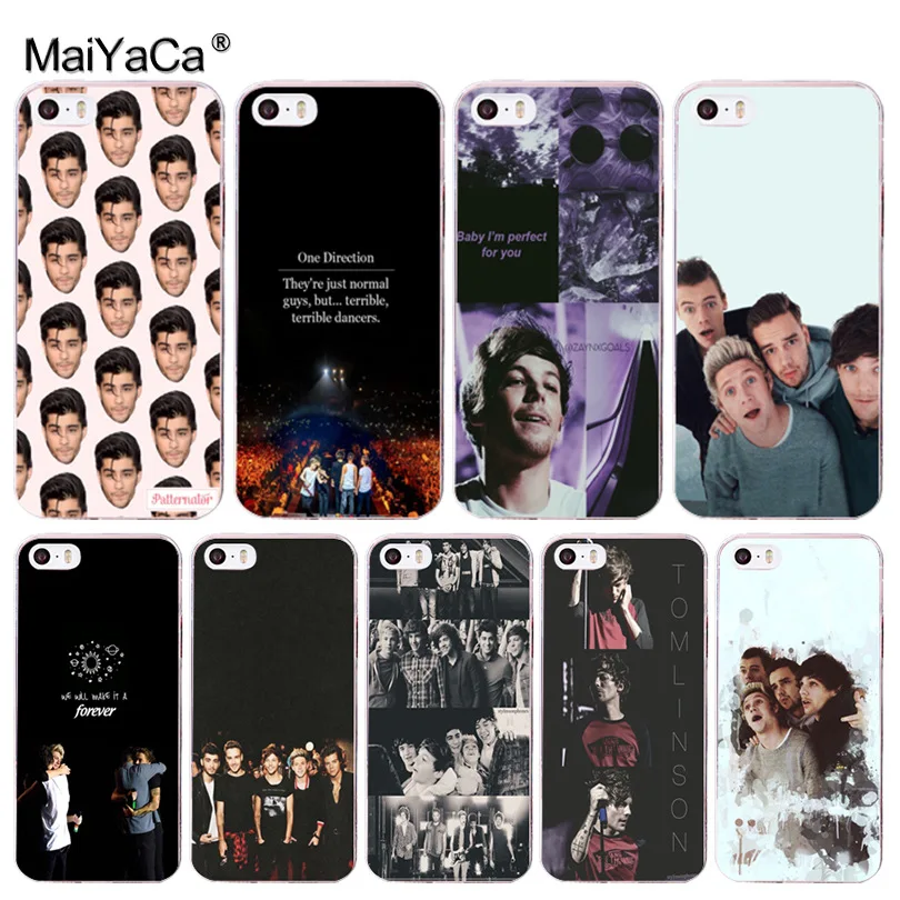 MaiYaCa One Direction 1d Louis Tomlinson Coque Shell Phone Case for Apple iPhone 8 7 6 6S Plus X 5 5S SE 5C Cover