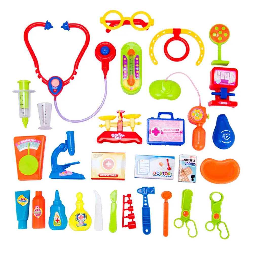 pretend play doctor nurse toy set portable suitcas