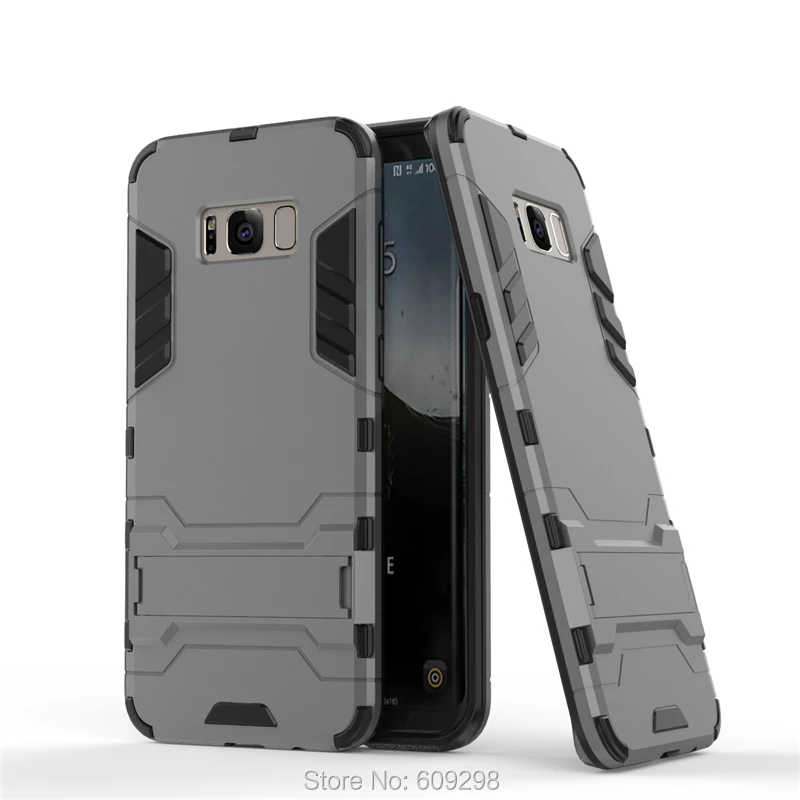 2 in 1 TPU Iron Man Armor Holder Case Cover for Samsung Galaxy S8S8+S7S7 EdgeS6S6 EdgeS5 (5)