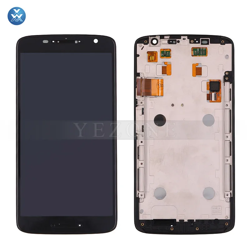 MOTO-X-Play LCD Touch Screen Assembly with Frame (7)