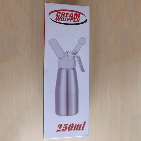 Professional 250ML Whipped Cream Dispenser Aluminium Cream Whipper