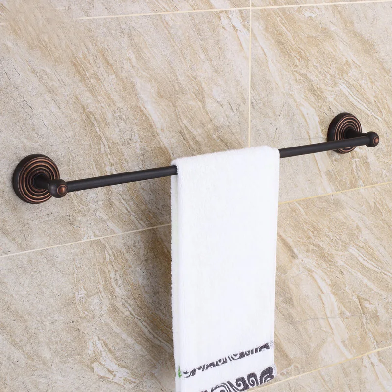 

Black Oil Rubbed Bronze Single Towe Bar Wall Mounted Bathroom Bath Towel Rack Bar Towel Holder KD955