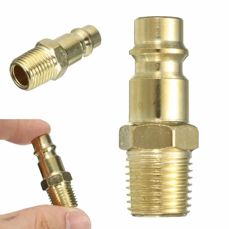 

Euro 1/4 BSP Air Line Hose Fitting Coupling Adapter Hardening Steel Compressor Connector Quick Coupler Tool