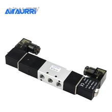 Air Solenoid Valves 4V130-06 3 Position 5 Port 1/8 Air Solenoid Valves 4V130-06 3 Position 5 Port 1/8