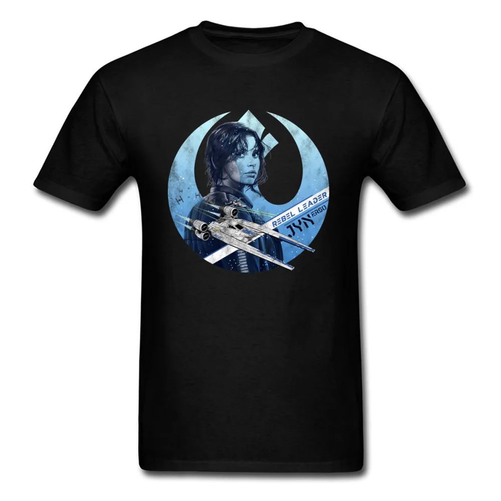 

New T Shirt Star Wars Jyn Erso Rebel Leader Tshirt Mens Autumn Winter Tops Sweatshirt Round Collar Cotton Clothes T-Shirt