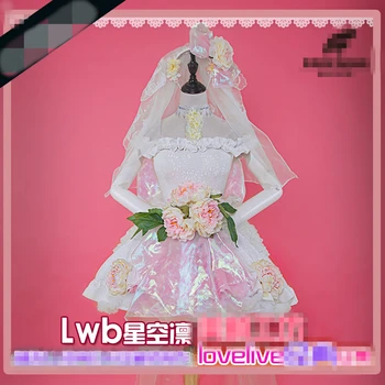

2017 New Dresses Love Live Rin Hoshizora Love Wing Bell LWB Cosplay Costume Dress Party Dress For Christmas And Anime