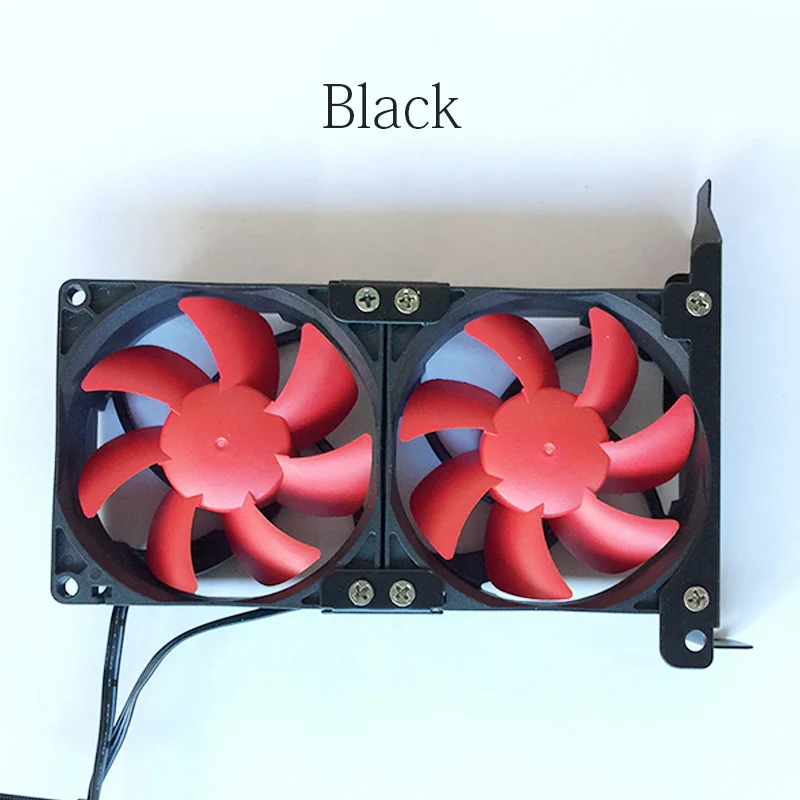 Красный 8 см V8 партнер основной ящик вентилятор pci a Графический радиатор вентилятор охлаждения для общего графика вспомогательные вентиляторы охлаждения и охлаждения