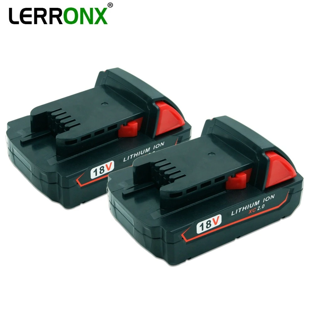 Batería de iones de litio para taladro Milwaukee, 18V, 2.0Ah, M18, 2630, 2601 22, 2611 84, 48 11 1811, 48 11 1820, 2 uds.|Baterías - AliExpress