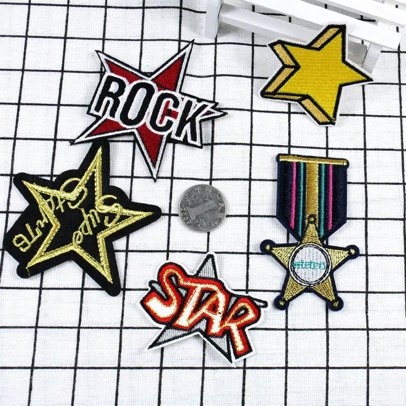 

1pc ARMY EMBLEM Iron On Military Patch Embroidered Applique Sewing Clothes Stickers Badges Patches Tshirt Rock Star Punk Style