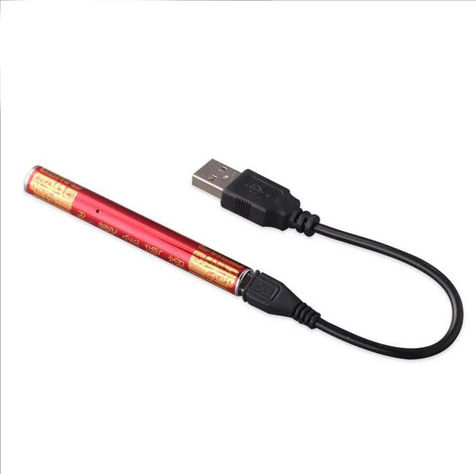 Мини цилиндрическая Зажигалка для сигарет USB Электронная зарядка выдувная