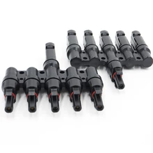 1 пара x MC4 5 T разъем мужского и женского пола, MC4 5 филиал Панели солнечные разъем используется для солнечной Модуль параллельное подключение IP67 ассоциацией по техническому надзору(TUV