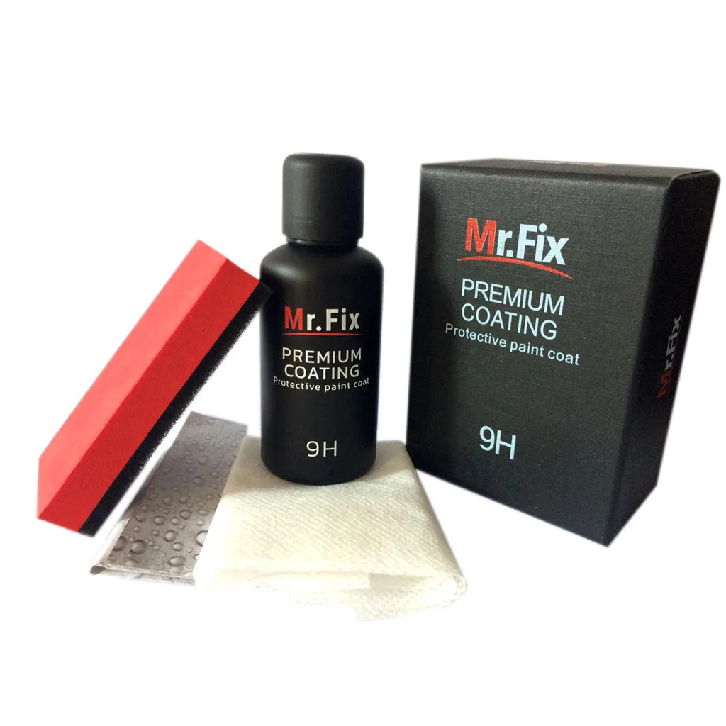 Жидкое керамическое покрытие Mr fix9H 2 шт. супер комплект гидрофобного стеклянного