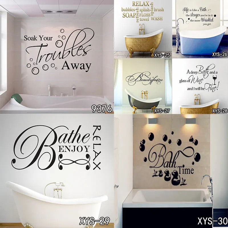 Креативные настенные наклейки для ванных и туалетных комнат, обои для туалета, водонепроницаемые декоративные настенные наклейки, плакат, украшение для дома