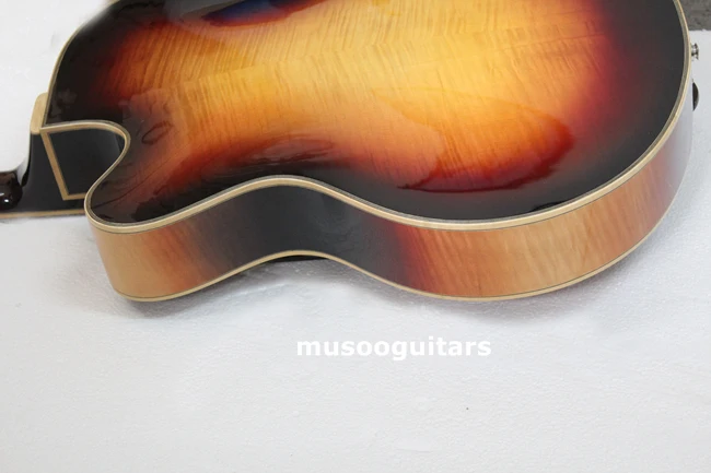 Musoo бренд 1" AAA-высеченный вручную Archtop гитара с корпусом