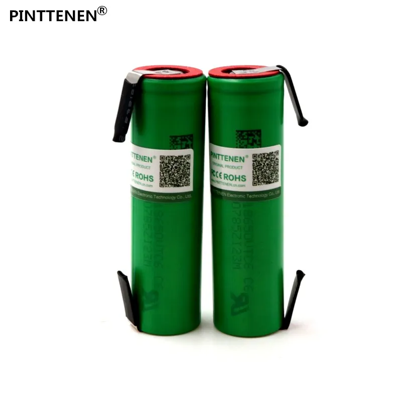 

10PCS VTC6 3.7V 3000 mAh 18650 Li-ion Rechargeable Battery 30A Discharge for Sony US18650VTC6 batteries + DIY Nickel Sheets