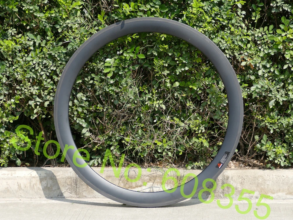 2 pcs 50mm Rim-3k UD Carbon Matt Glossy Road Bike Tubular Wheel Rim width 20.5 23 25mm