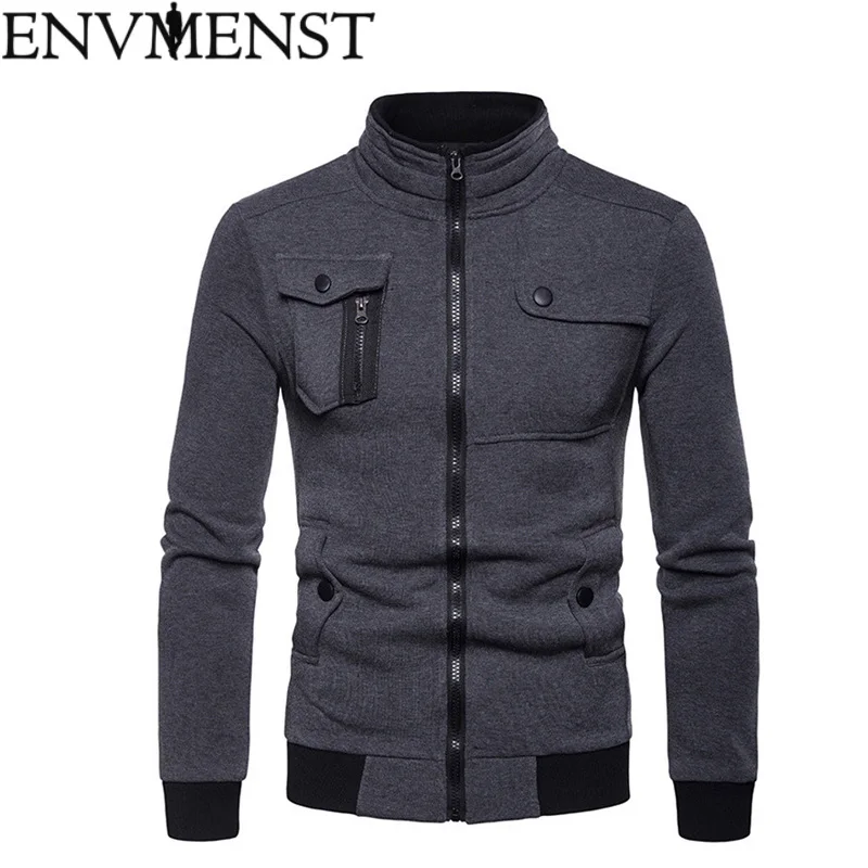 2018 Autumn Spring Hooded Sweatshirt Casual Solid Long