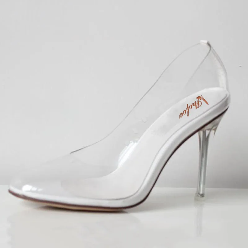 Transparent Women Pumps Bridals Wedding 