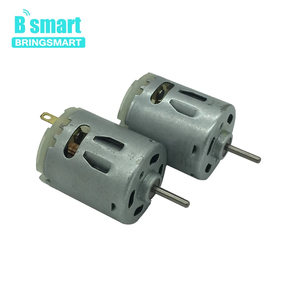 

Bringsmart 2pcs Micro DC Motor 7.2V 12V 18V 24V Mini High-speed Electric Machine for Toys Hair dryer