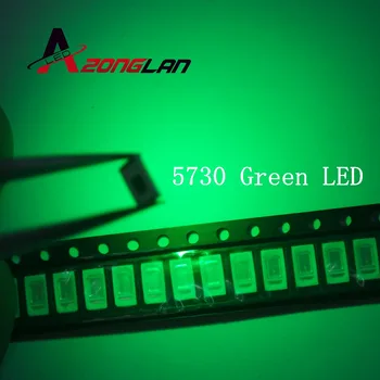 

4000pcs 5730/5630 SMD Green LED Light Emitting Diode SMD LED 5730 Green Surface Mount Led 520-575NM 2.0-3.6V Ultra Birght Led