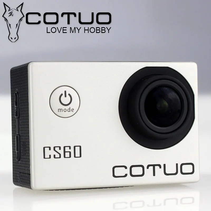 Экшн камера COTUO CS60 4K 30fps Wi Fi 16 МП Ultra HD 170D 1080P 720P 120fps go 30 м водонепроницаемая pro 2 0